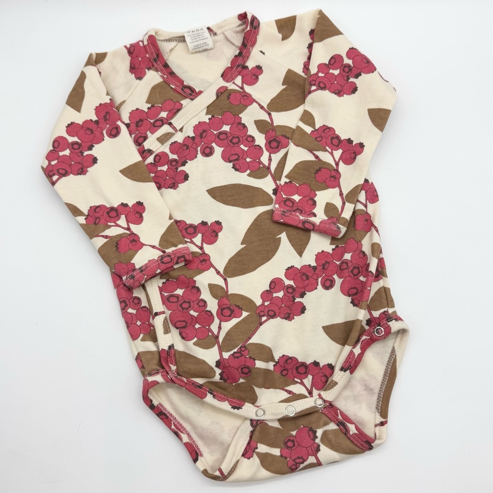kate quinn Pink and Brown Floral Bodysuit